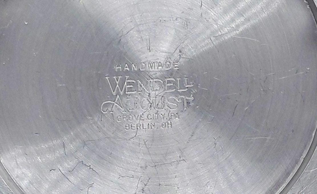 Wendell August Forge Dogwood Trinket Box, Vintage Hand Hammered Aluminum Jewelry Box, 1990s Repousse Keepsake, view 11