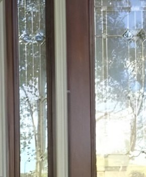 Completed faux wood finish project 5