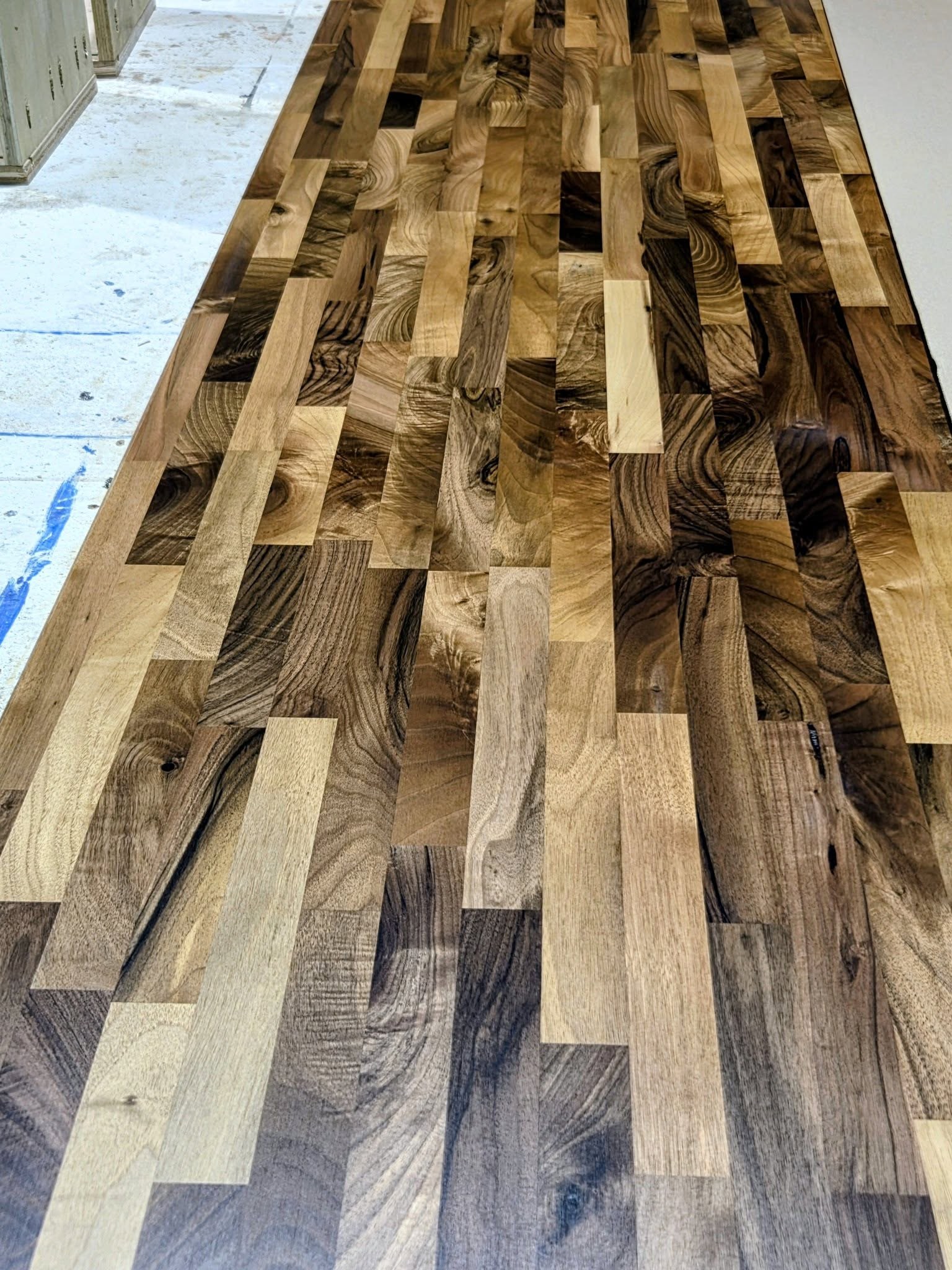 Custom butcher block tabletop