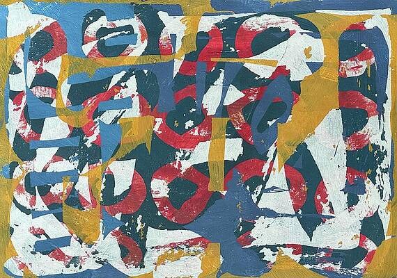 Blue Study 11 by Elizabeth Wilson