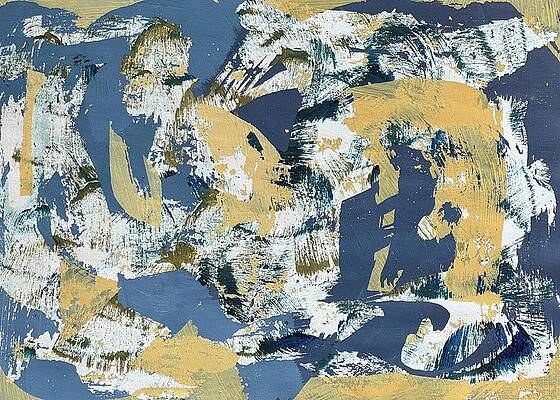 Blue Study 14 by Elizabeth Wilson