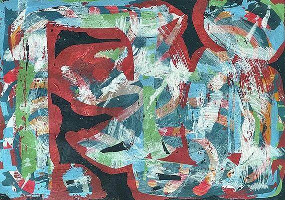 Blue Study 16 by Elizabeth Wilson