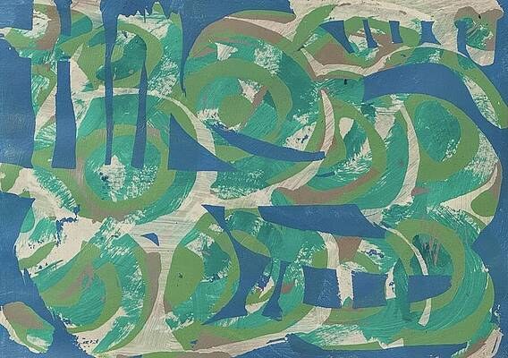Blue study 7 by Elizabeth Wilson