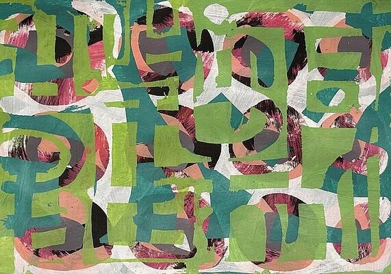 Green Study 6 by Elizabeth Wilson