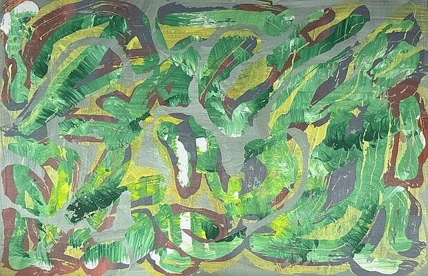Green Study 7 by Elizabeth Wilson
