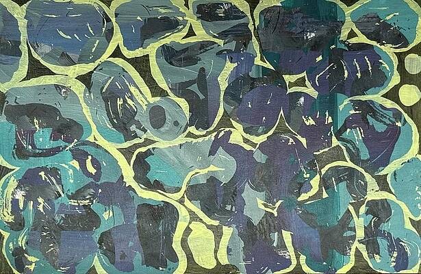Purple Study 4 by Elizabeth Wilson