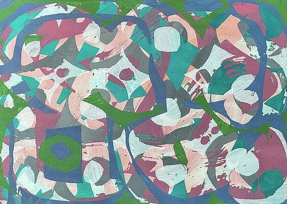 Purple Study 5 by Elizabeth Wilson