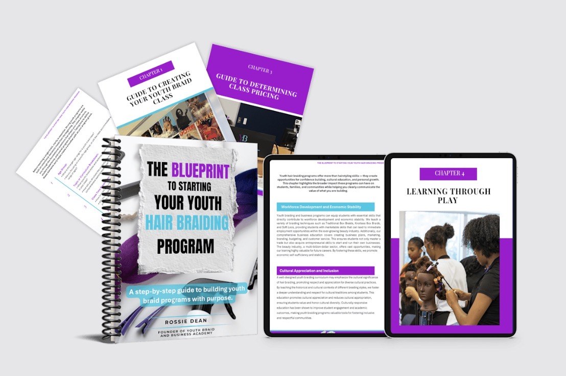 The Blueprint digital guide displayed with program planning pages