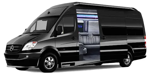 Sprinter / Transit Van Limo Type in the LAX Black Car Services fleet