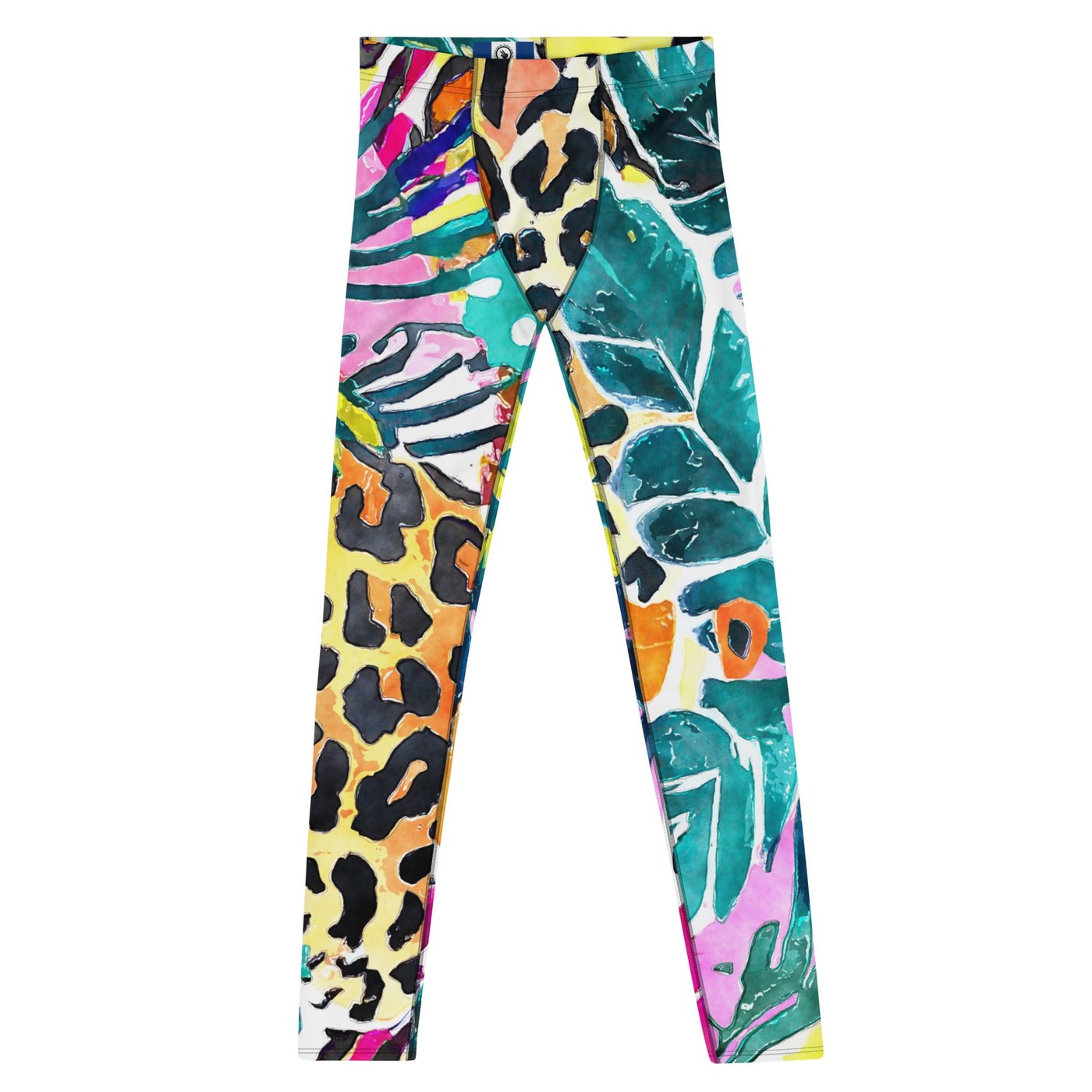 Men's Leggings, Ecstatic Dance, Festival, Rave, Gym Leggings, Trippy Leggings, Wrestling Tights, Yoga