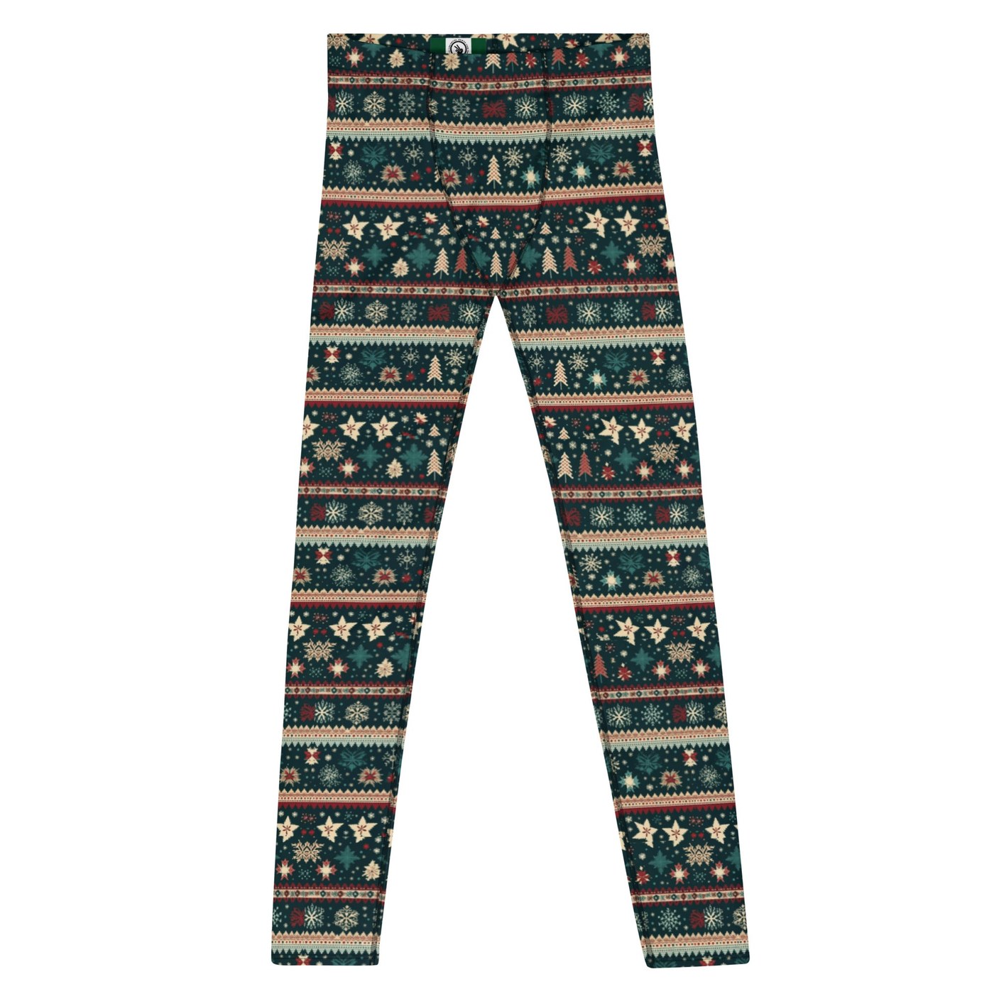 Men's Ugly Christmas Holiday Leggings – Festive, Fun, and Ready to Make a Statement