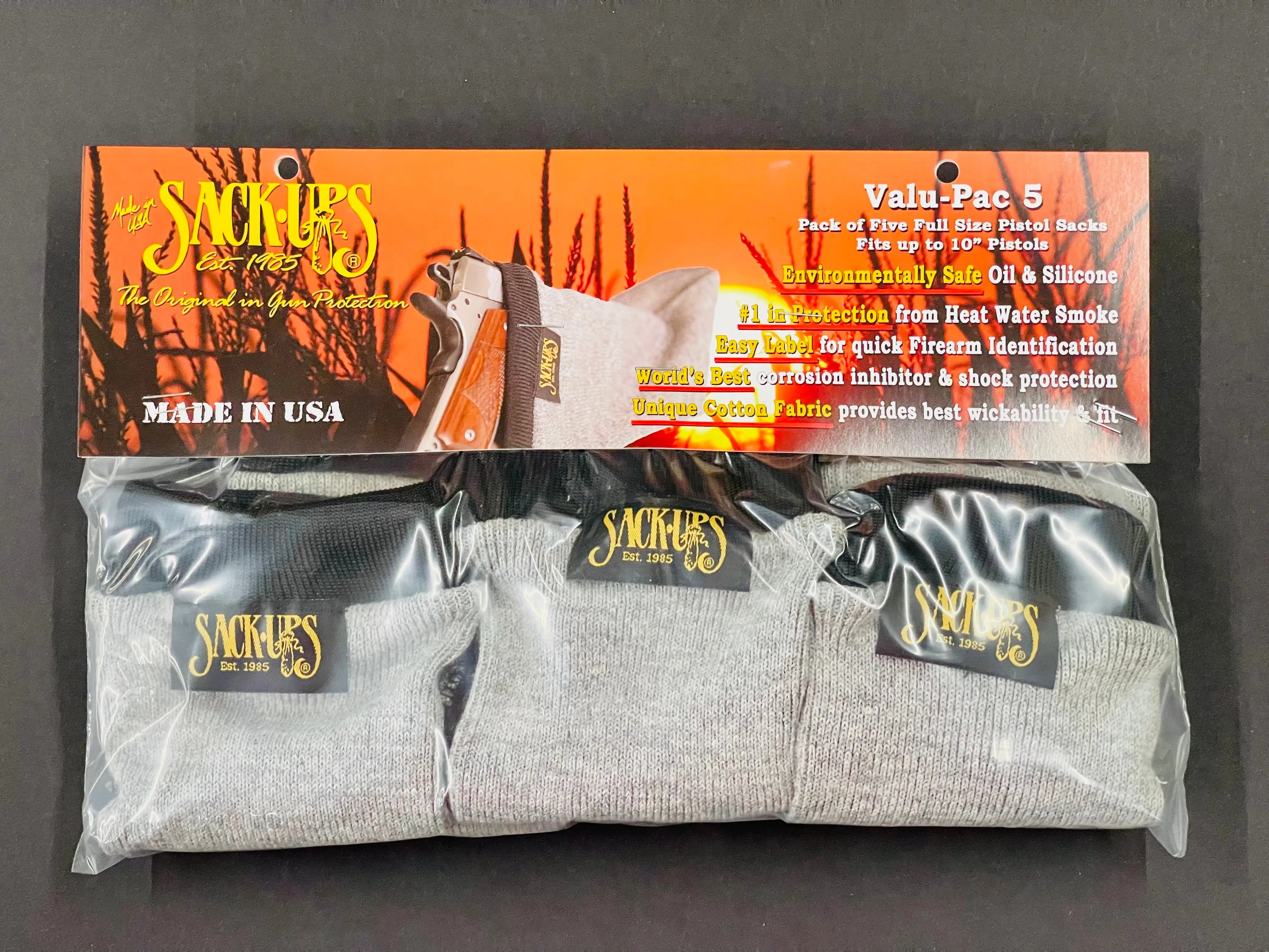 Sack-Ups protective sleeve for a rifle