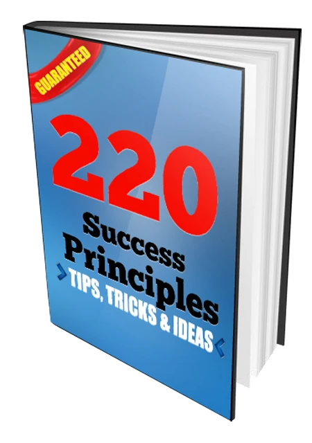 Cover for 220 Success Principles Tips, Tricks and Ideas