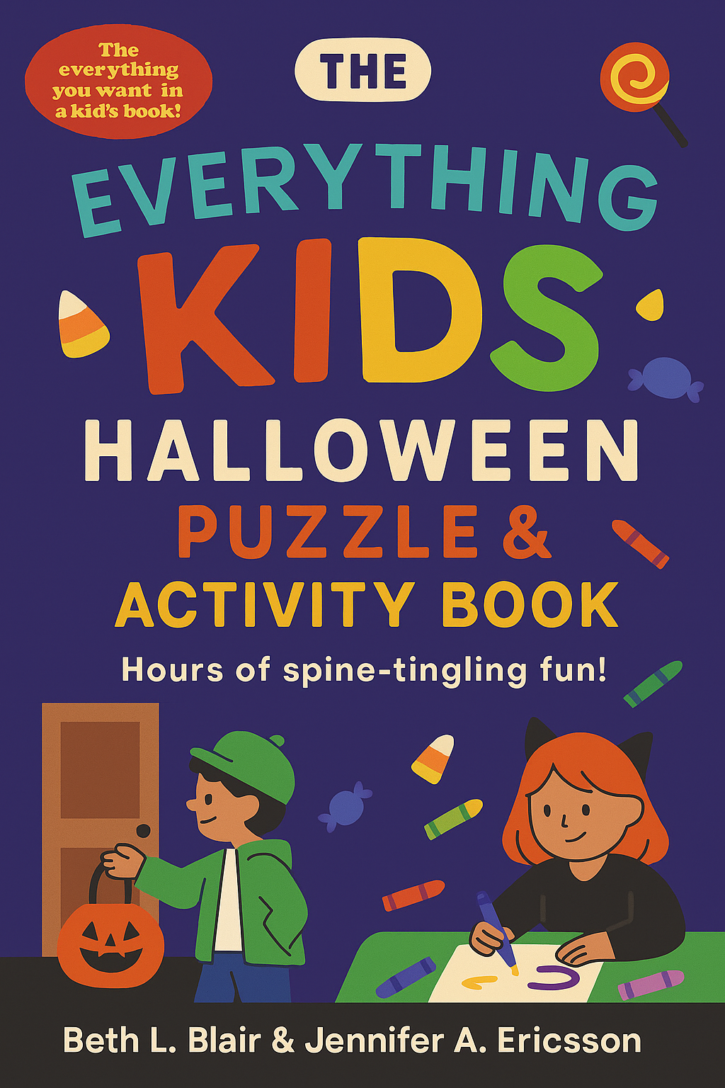 Cover for Everything Kids: Halloween Puzzle & Activity Book
