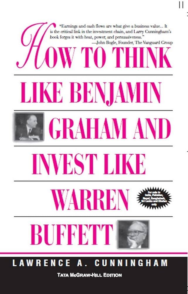 Cover for Lawrence Cunningham – How To Think Like Benjamin