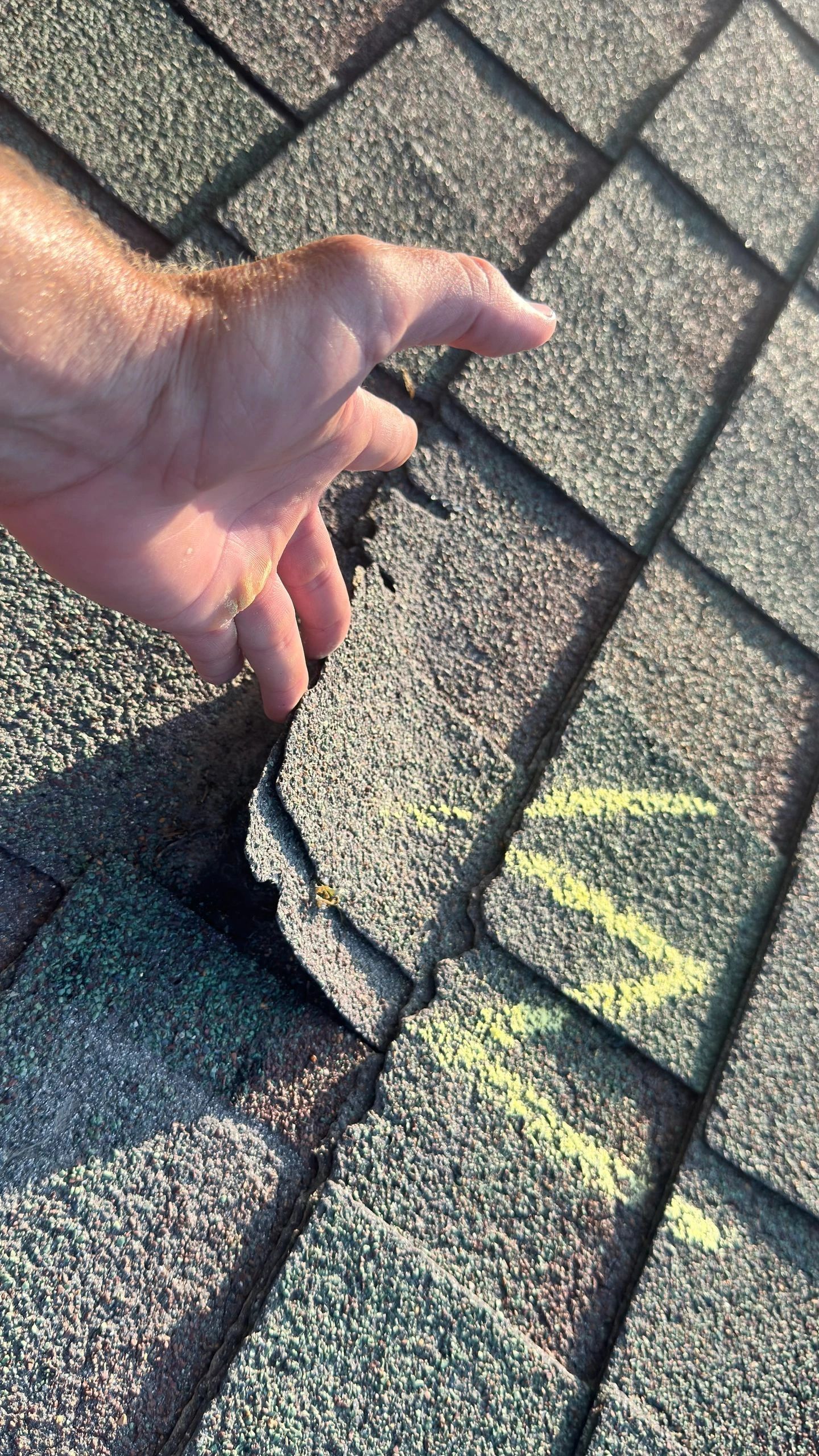 Roof inspection detail