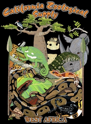 West Africa graphic, Cal Zoo photo archive