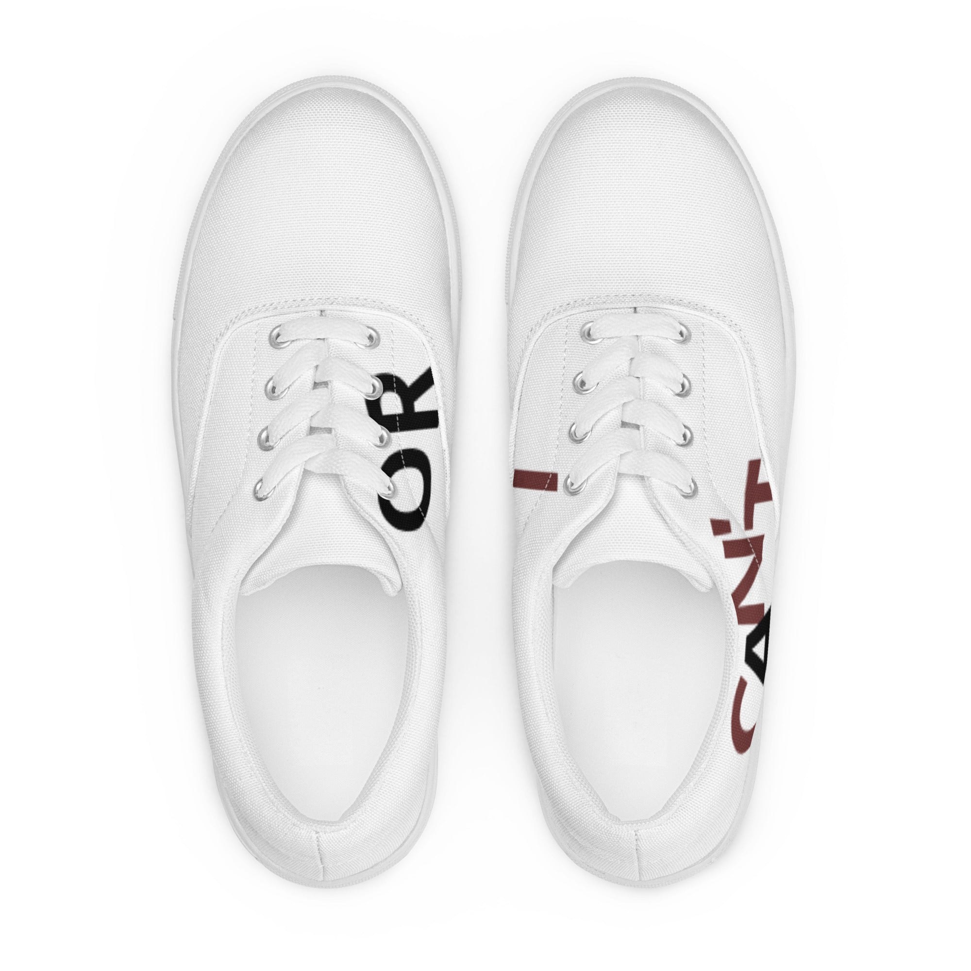 Men’s lace-up canvas shoes