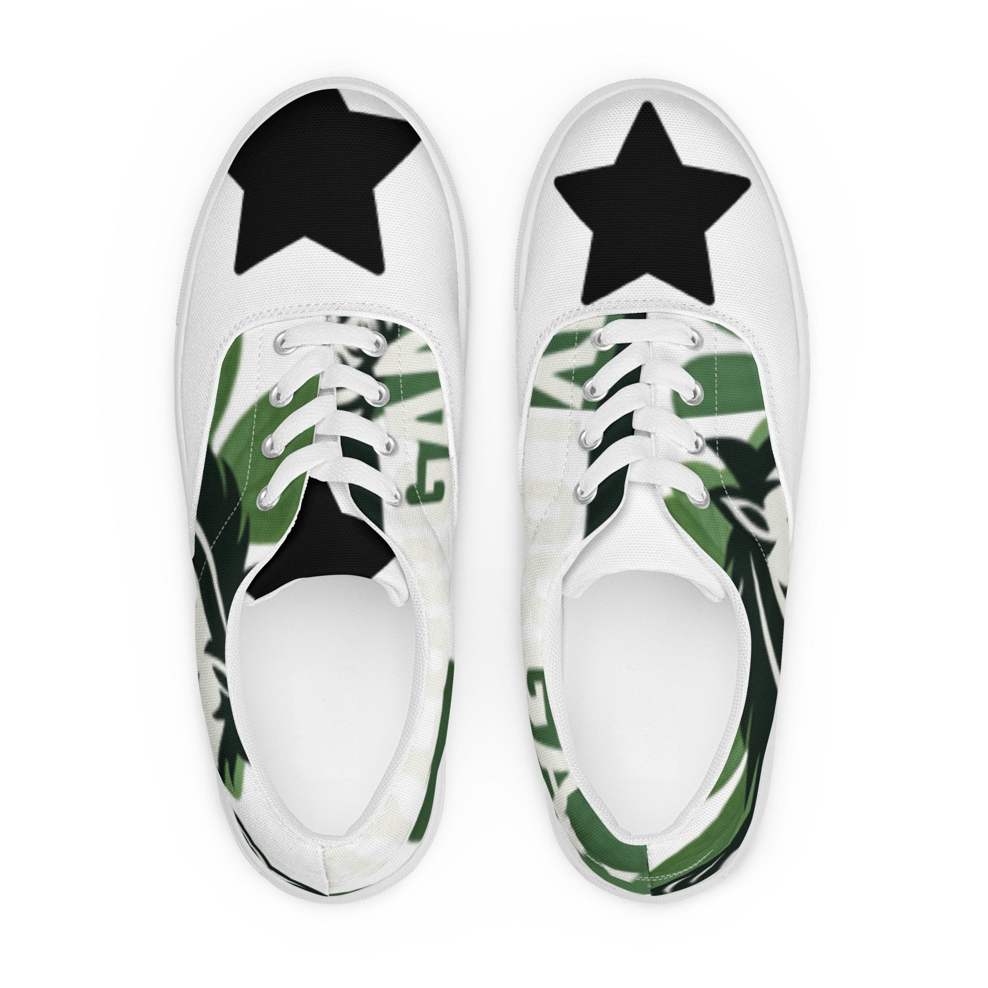 Women’s lace-up canvas shoes