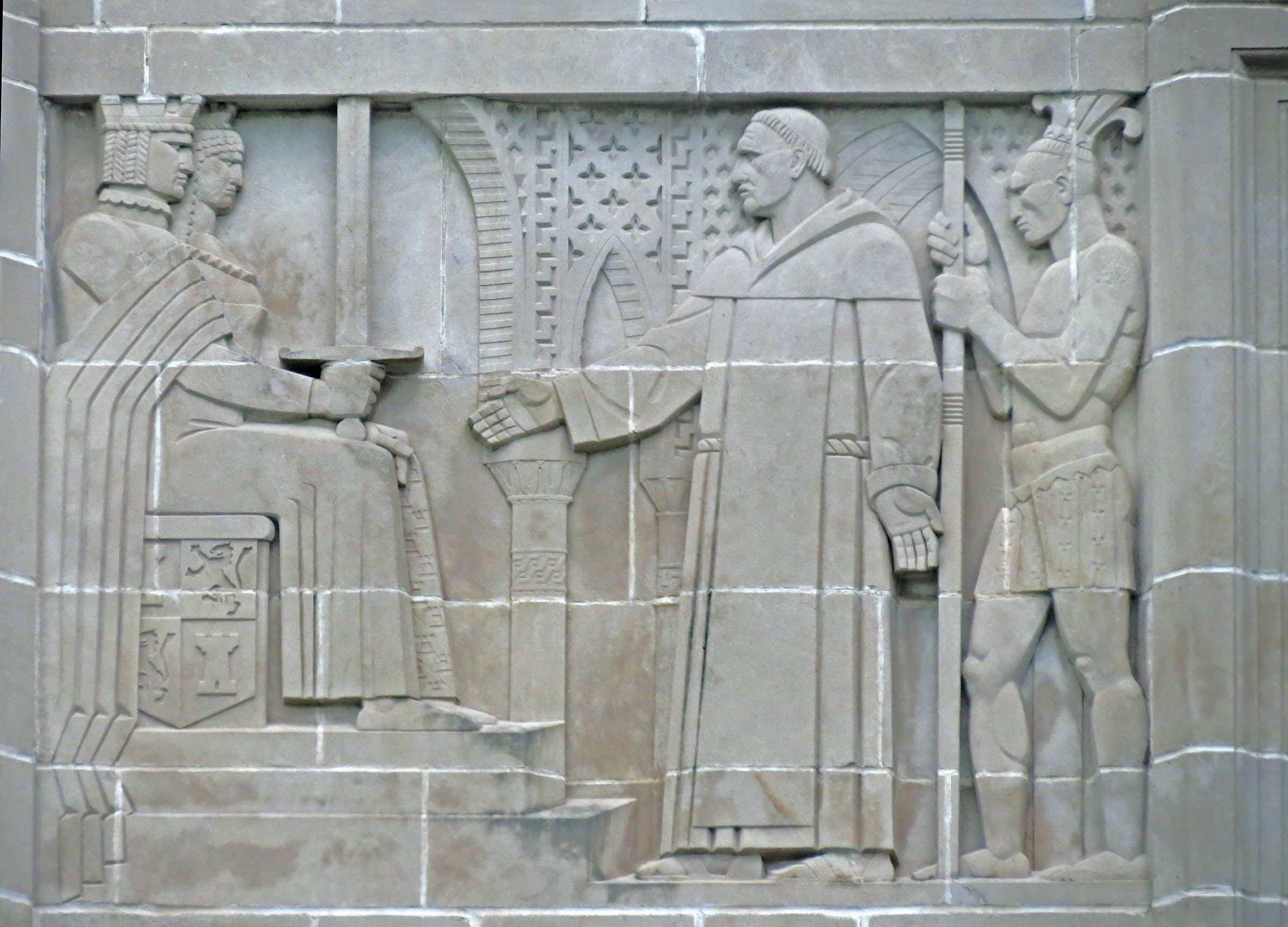Las Casas Pleading the Cause of the Indians relief at the Nebraska State Capitol