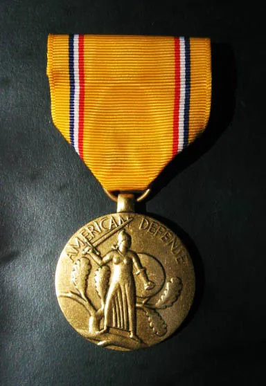 American Defense Medal, obverse, Details, Details