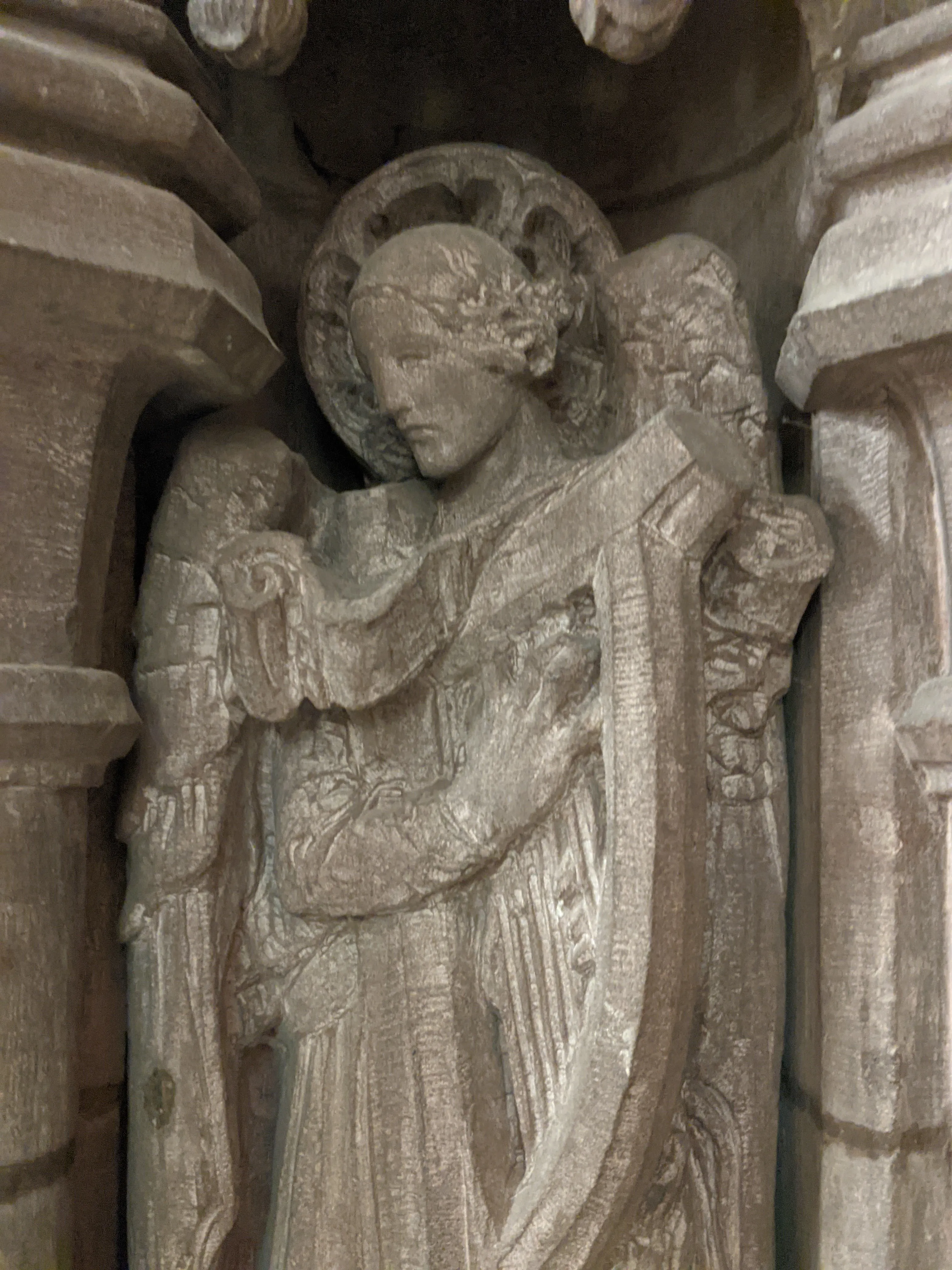 Angel detail, Brooklyn, New York · 1910