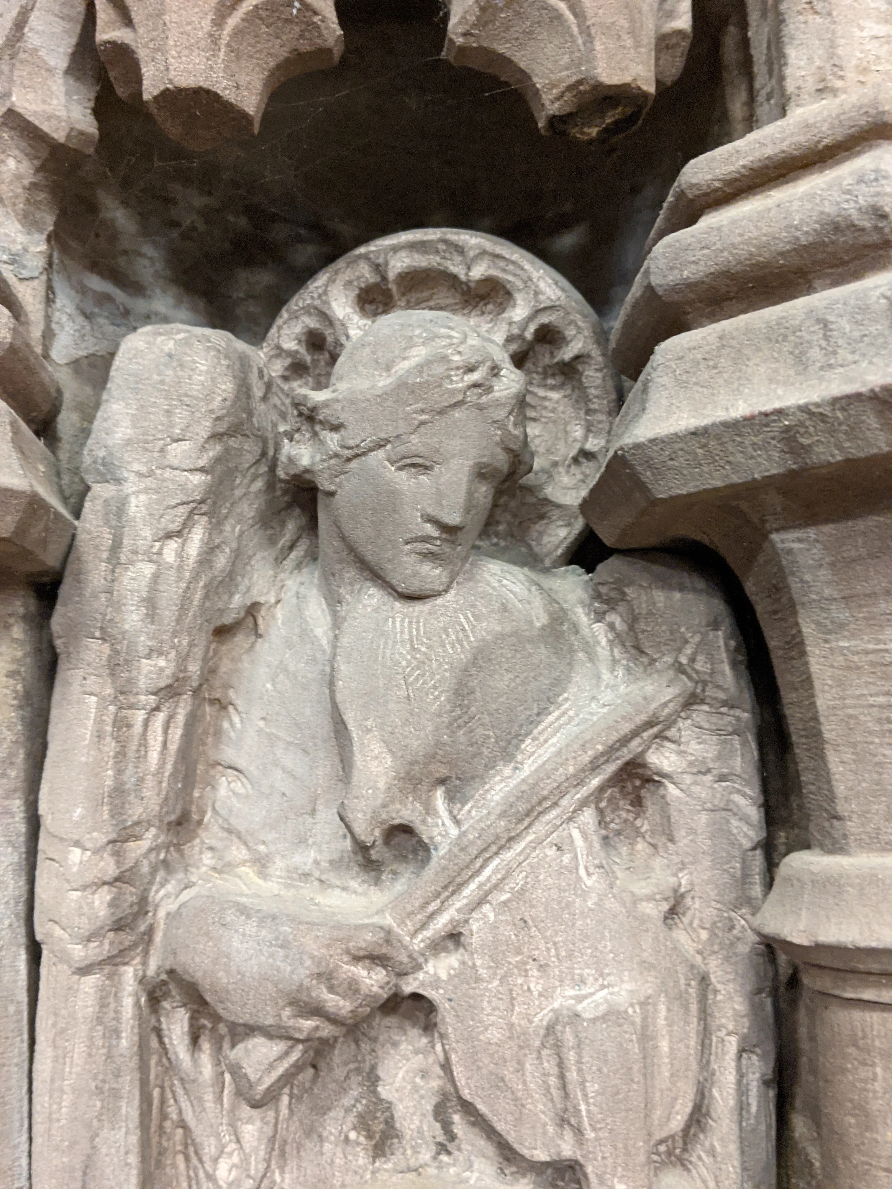 Angel detail, Brooklyn, New York · 1910