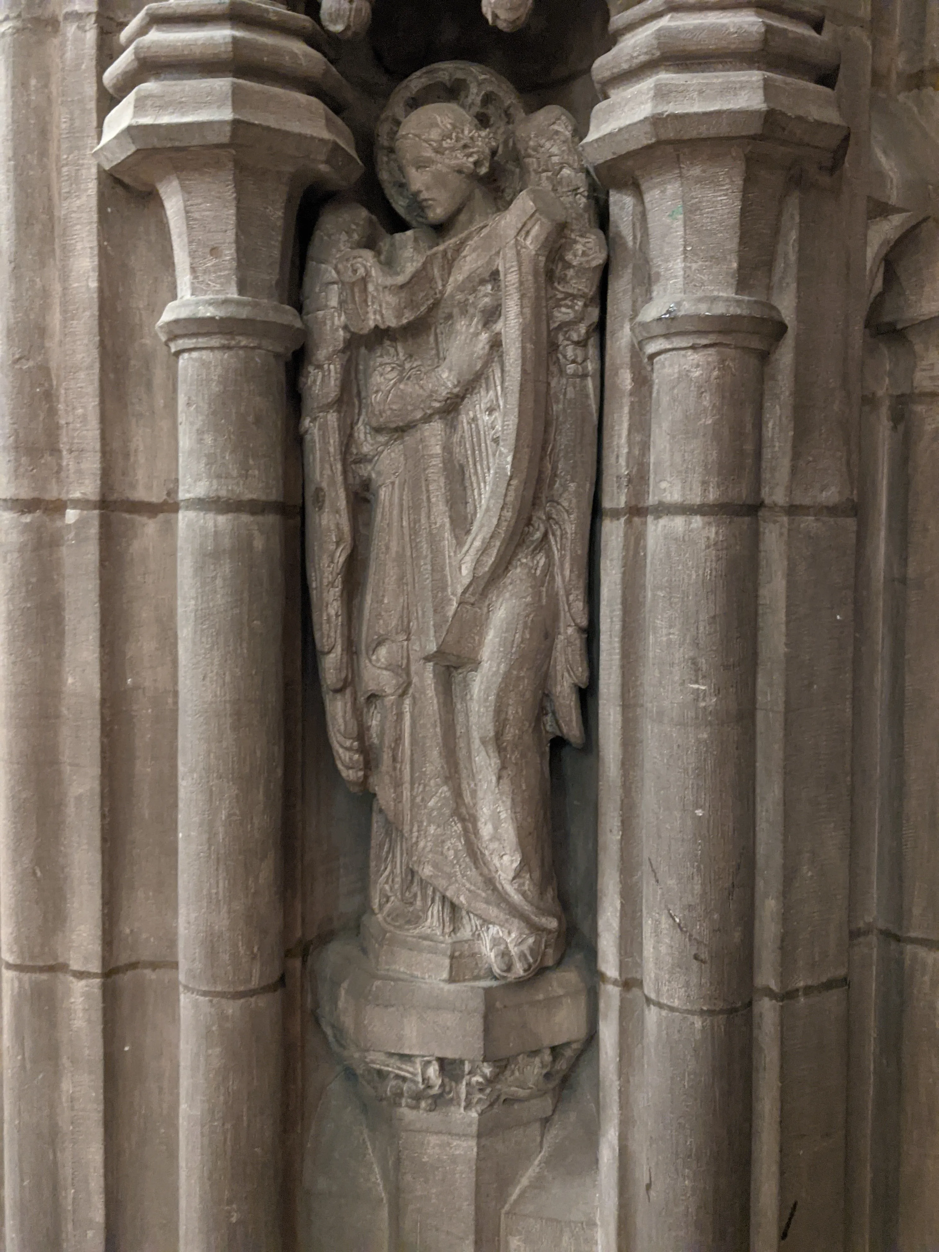 Angel detail, Brooklyn, New York · 1910