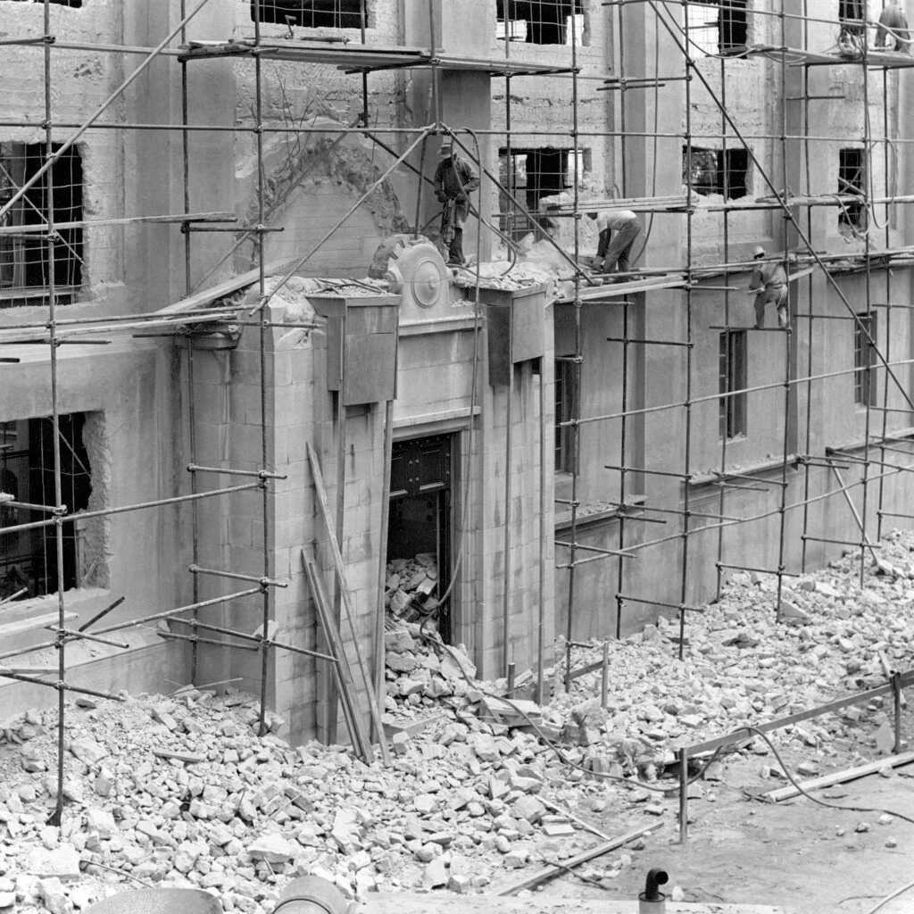 Sloan building demolition, Pasadena, California