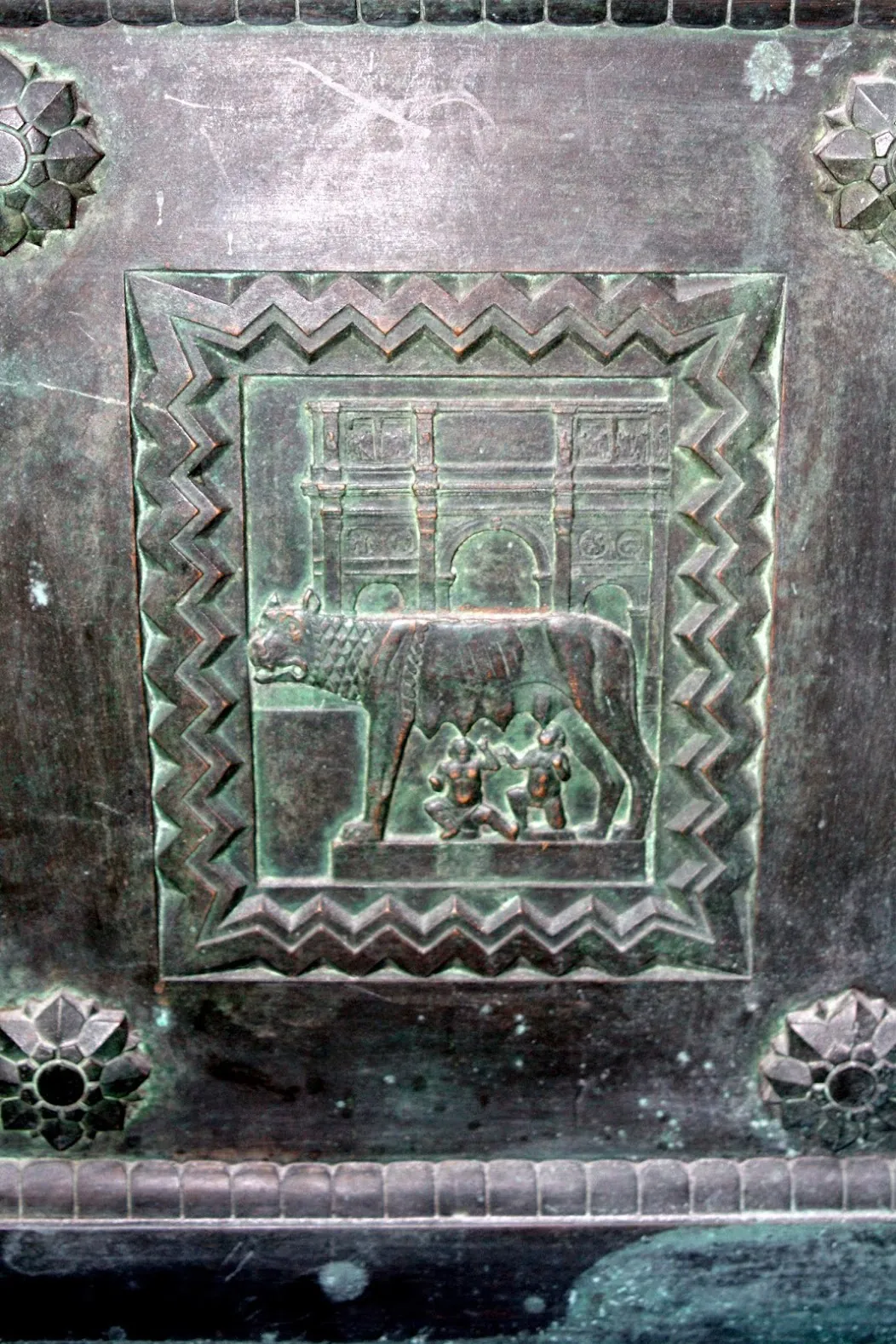 Romulus and Remus, and Their Mother Wolf, Los Angeles Public Library