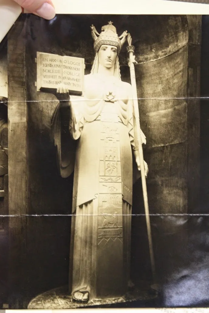 Original plaster model for Civilization, Los Angeles Central Public Library · 1927