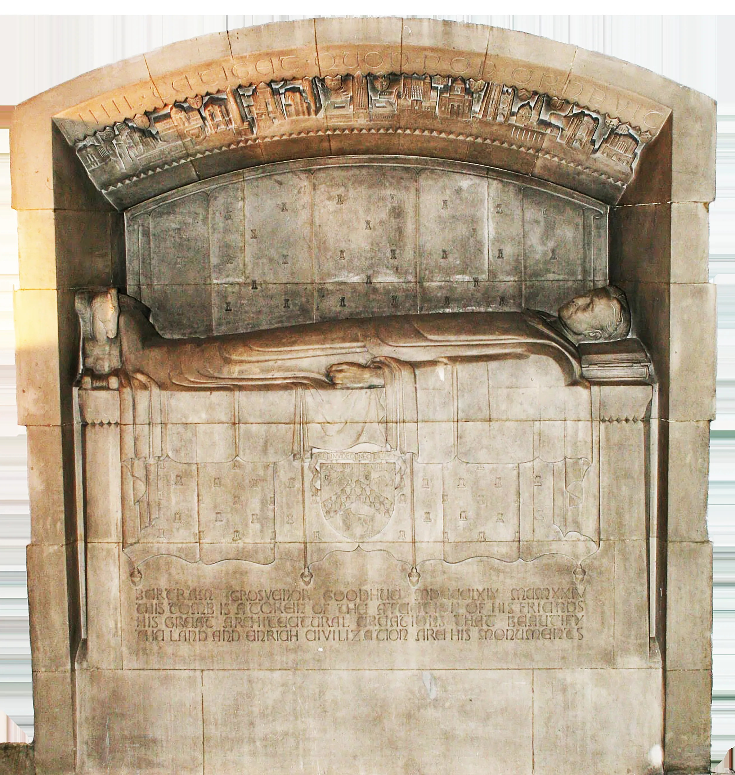 Goodhue’s Crypt by Lee Lawrie, 1929, Church of the Intercession, New York