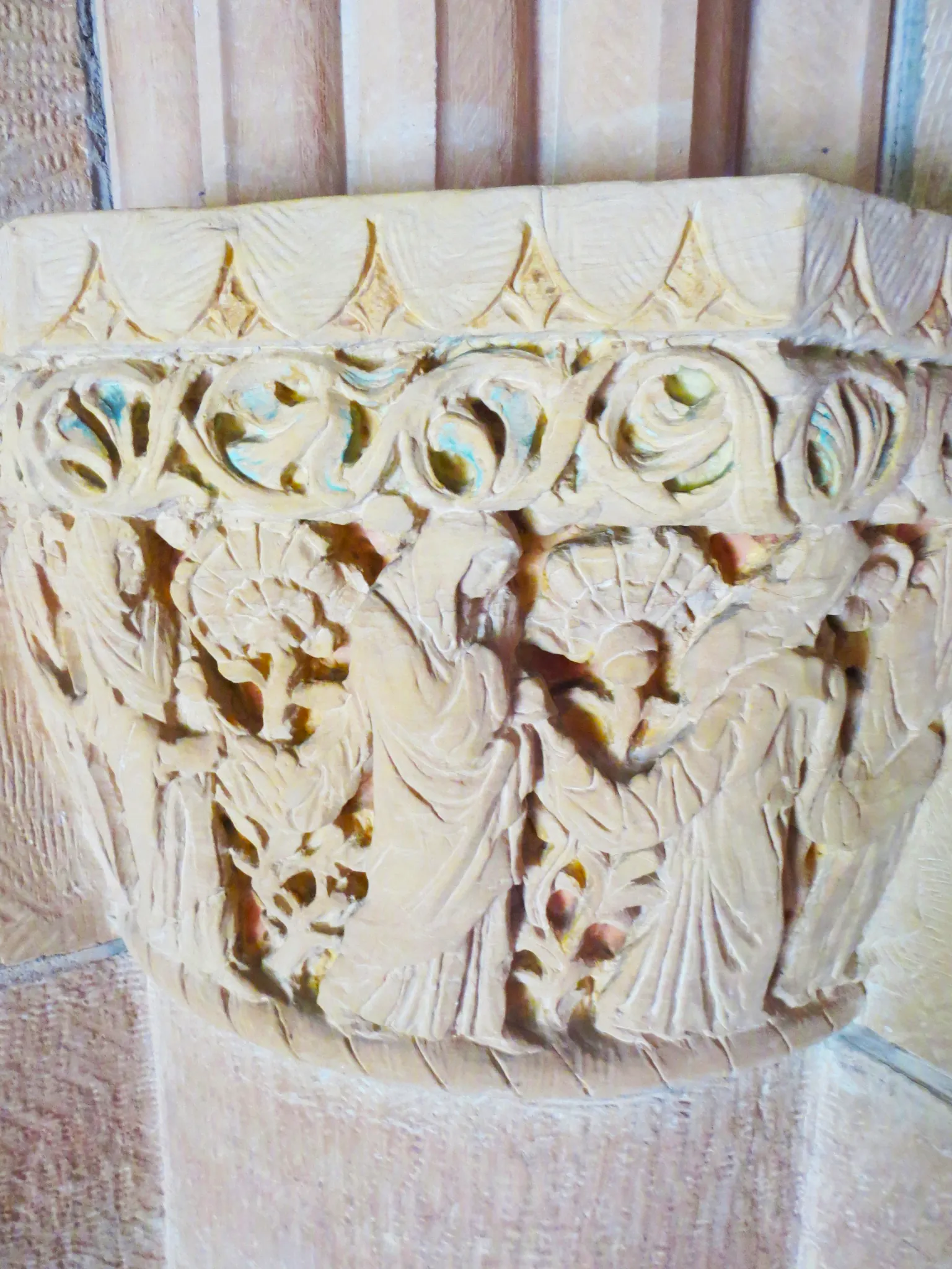 Column capital, Woodlawn Cemetery, The Bronx