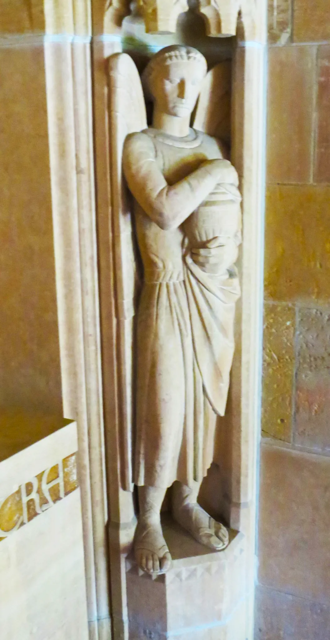 Angel detail, Woodlawn Cemetery, The Bronx