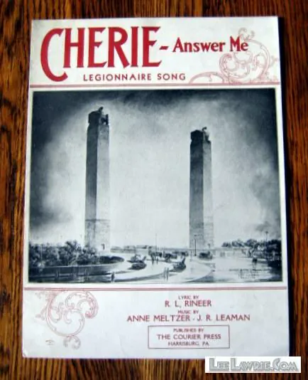 Bridge on sheet music cover, Soldiers’ and Sailors’ Memorial Bridge
