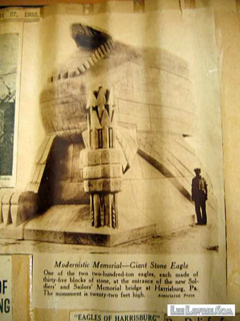 Newspaper clipping, Soldiers’ and Sailors’ Memorial Bridge