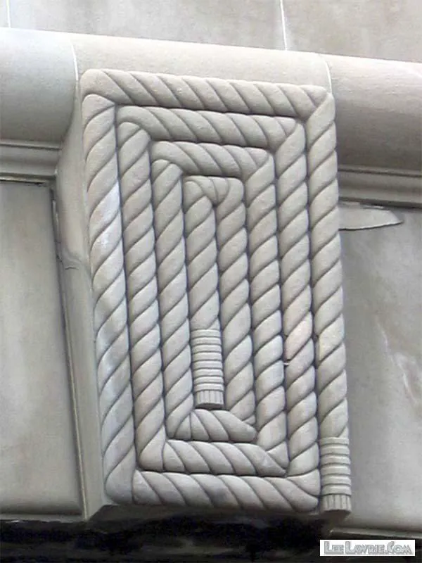 Rope detail, Soldiers’ and Sailors’ Memorial Bridge