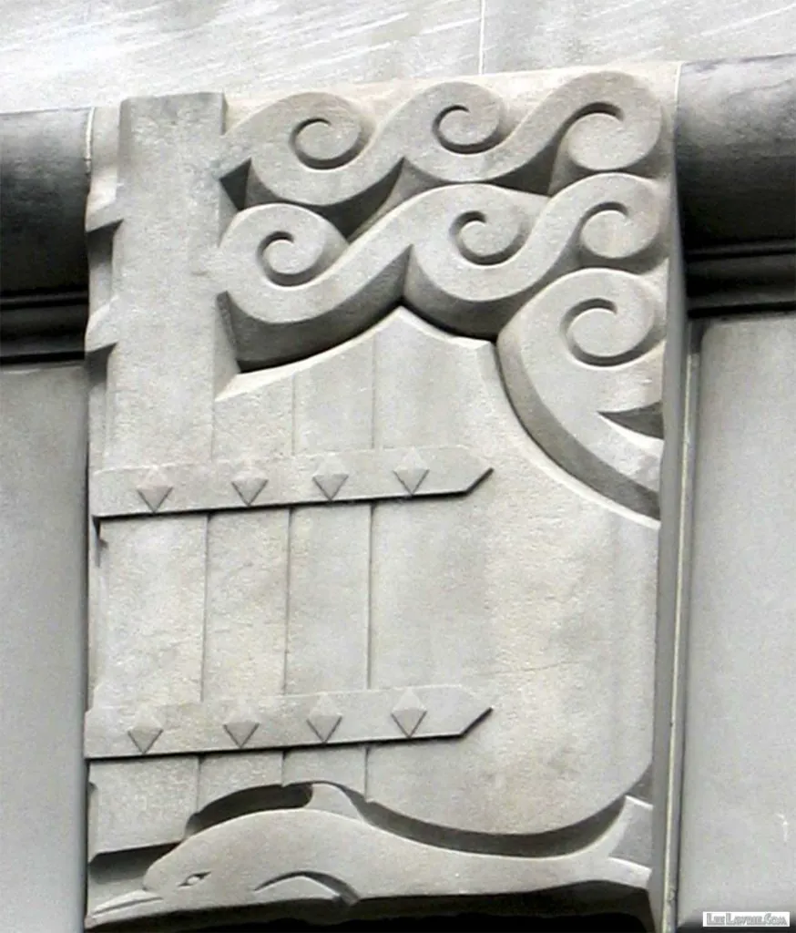 Rudder detail, Soldiers’ and Sailors’ Memorial Bridge