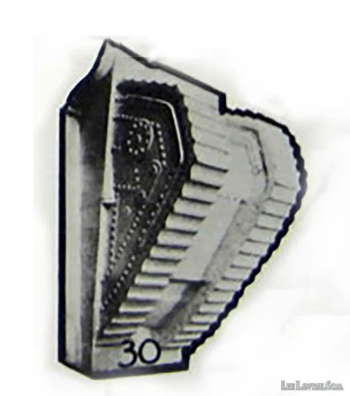 Tank tread detail, Soldiers’ and Sailors’ Memorial Bridge