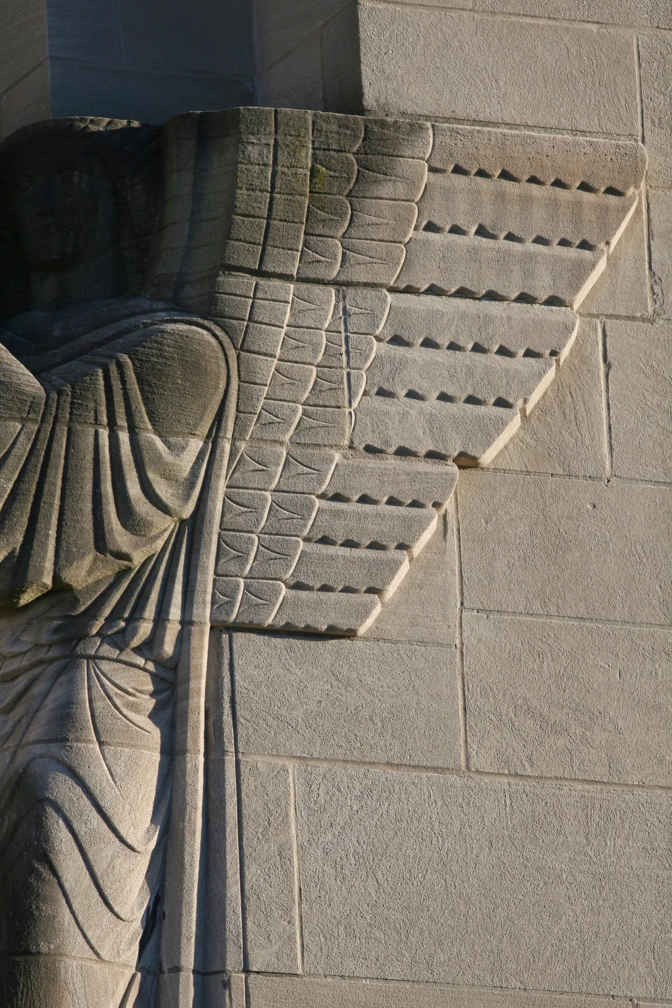 Winged figure detail, New York City