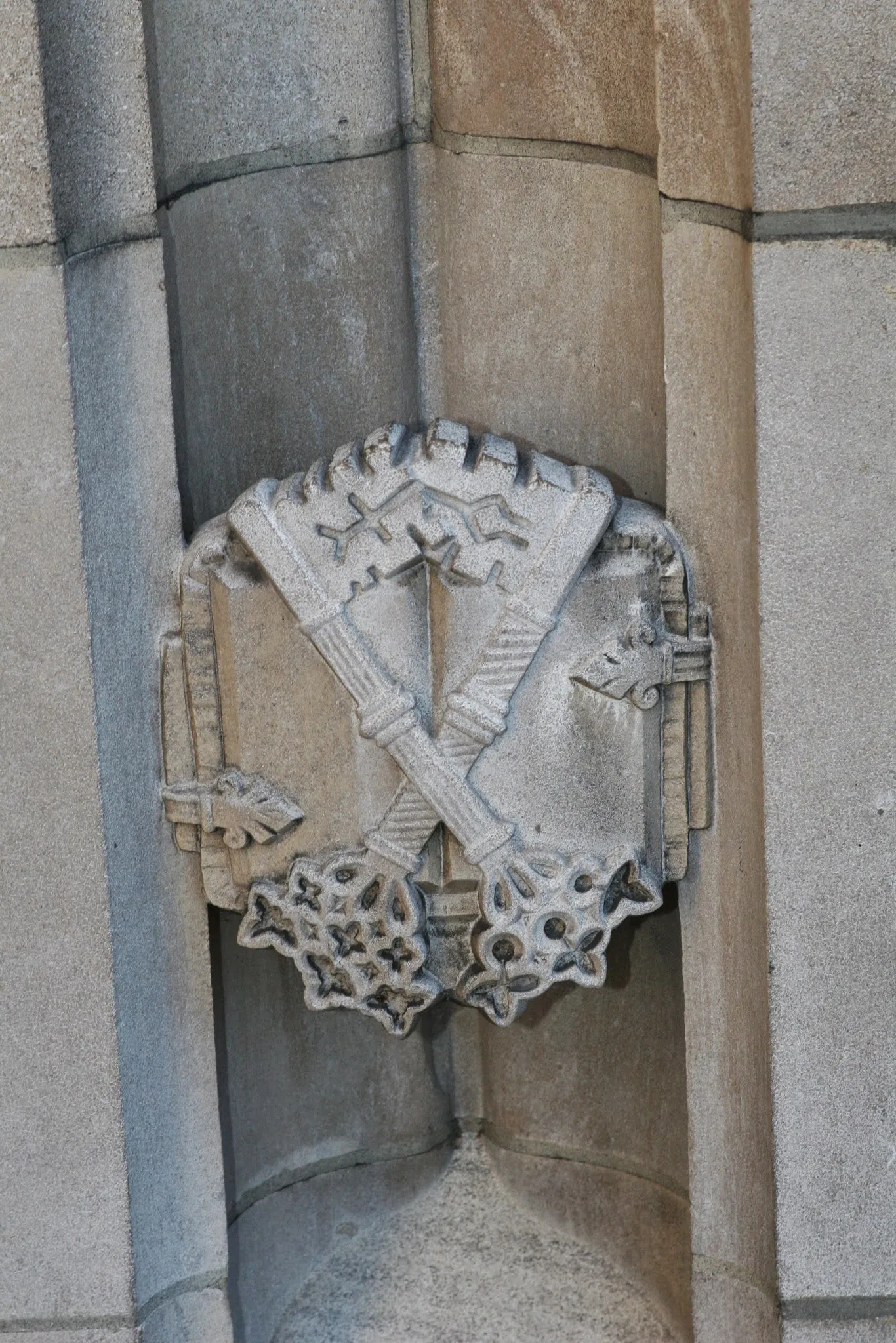 Heraldic relief detail, New York City