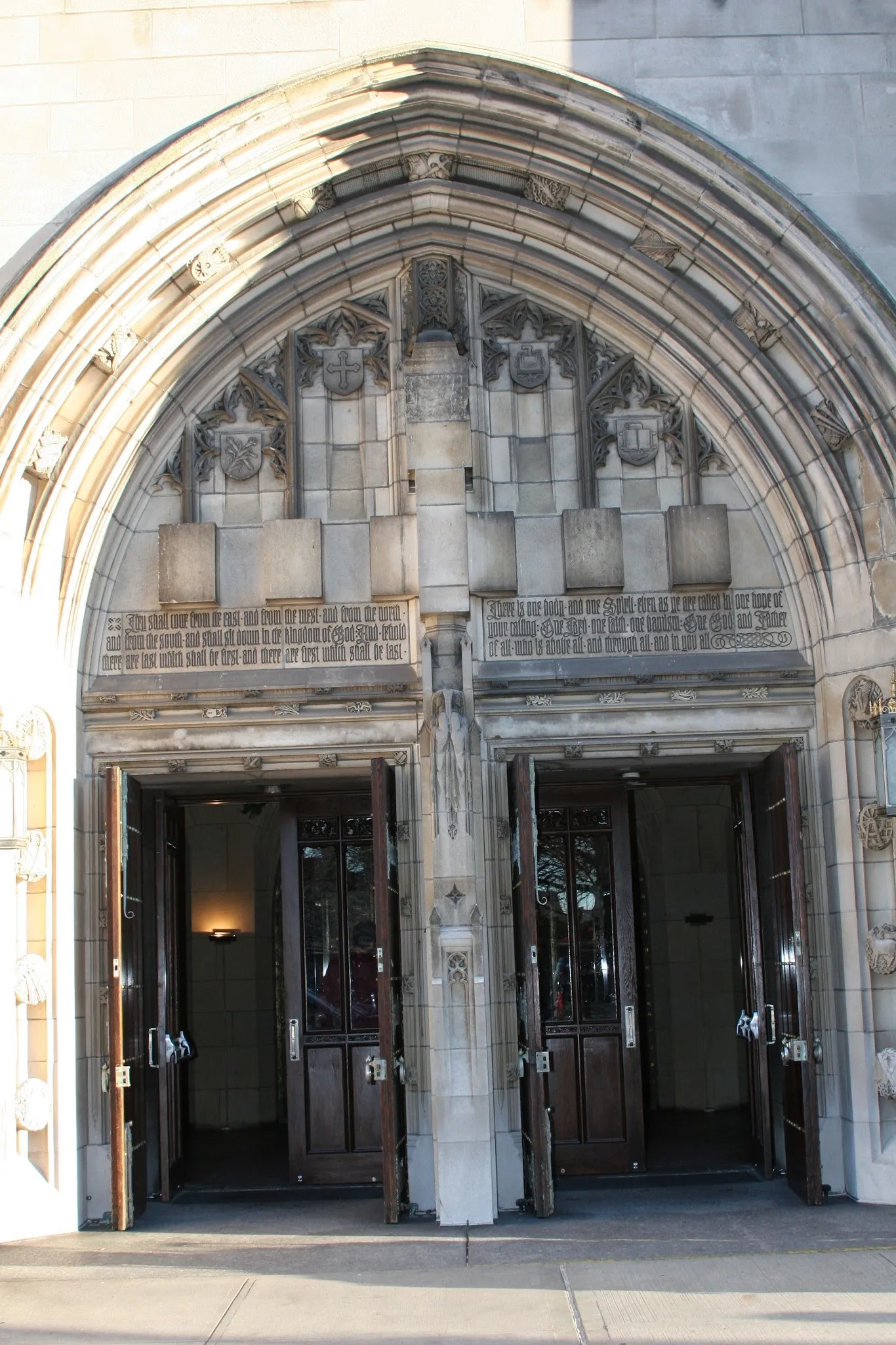 Gothic portal, New York City