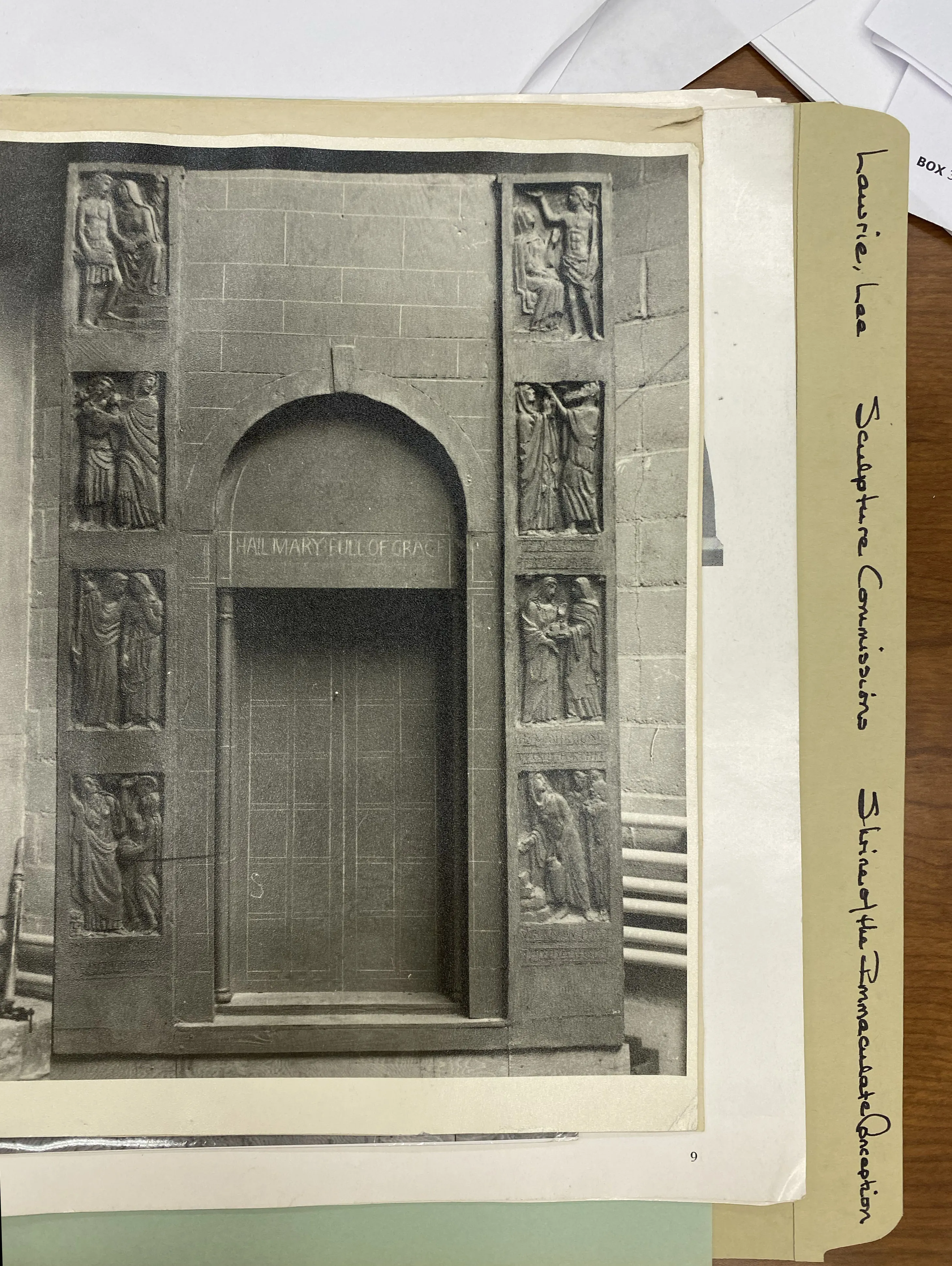 Sacred Heart entrance in a book reference, Washington, D.C. · c. 1960