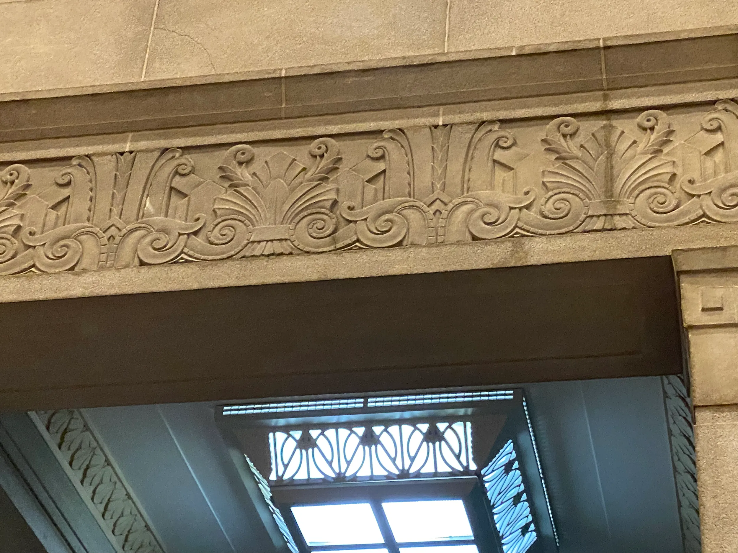 An interior lintel, Library of Congress · 1939