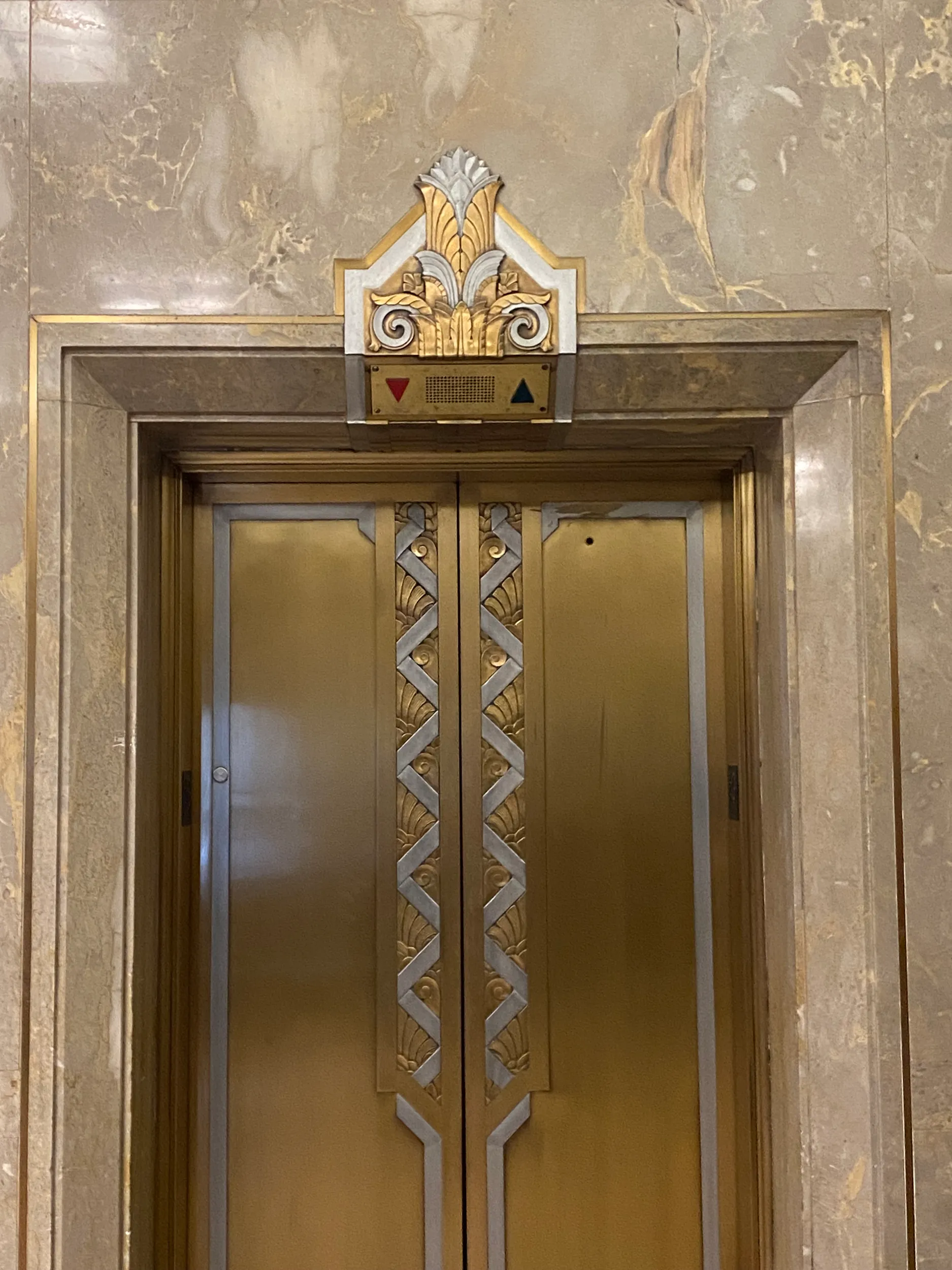 A highly ornate elevator, Library of Congress · 1939