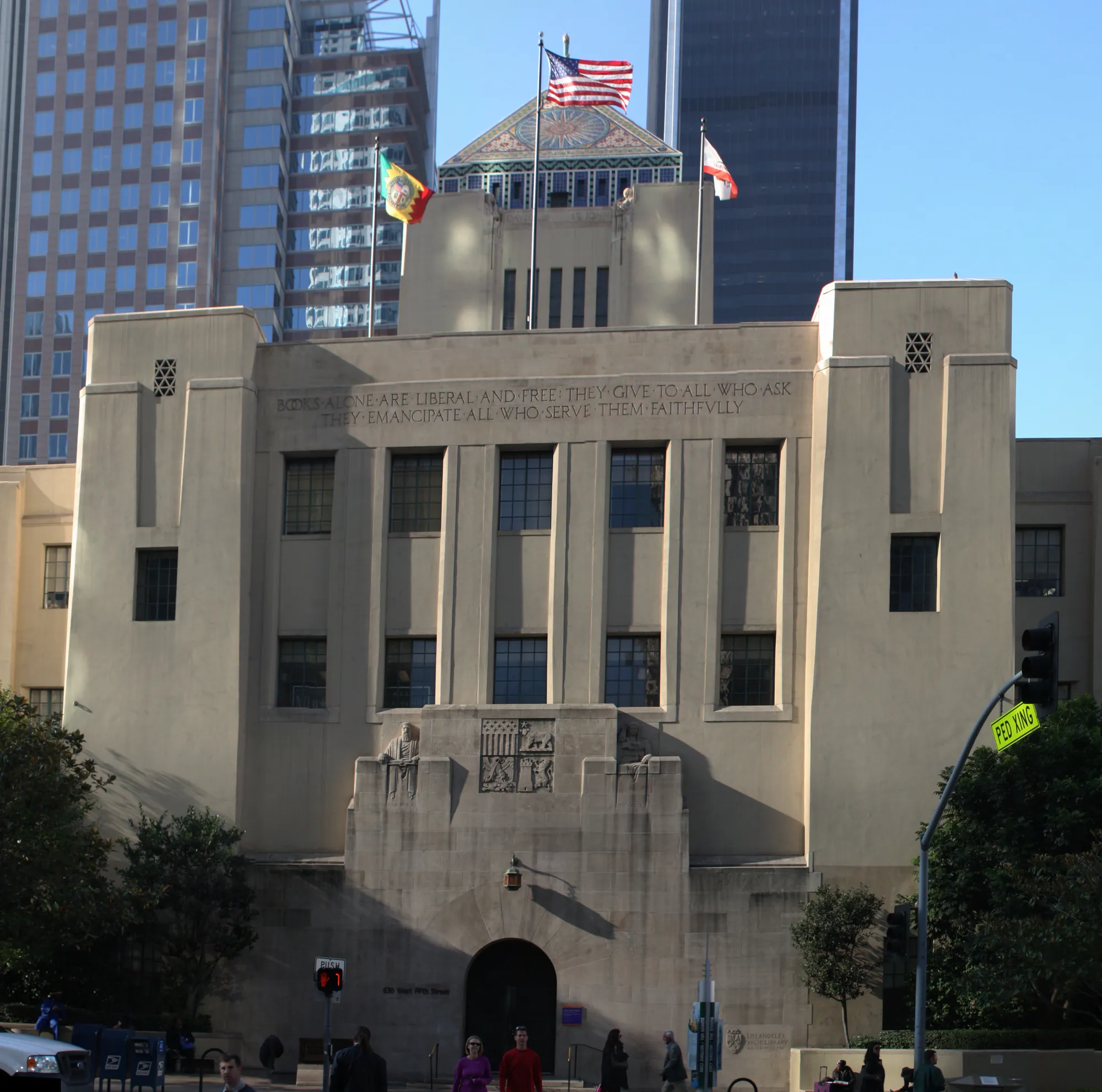 North Facade, Los Angeles Public Library