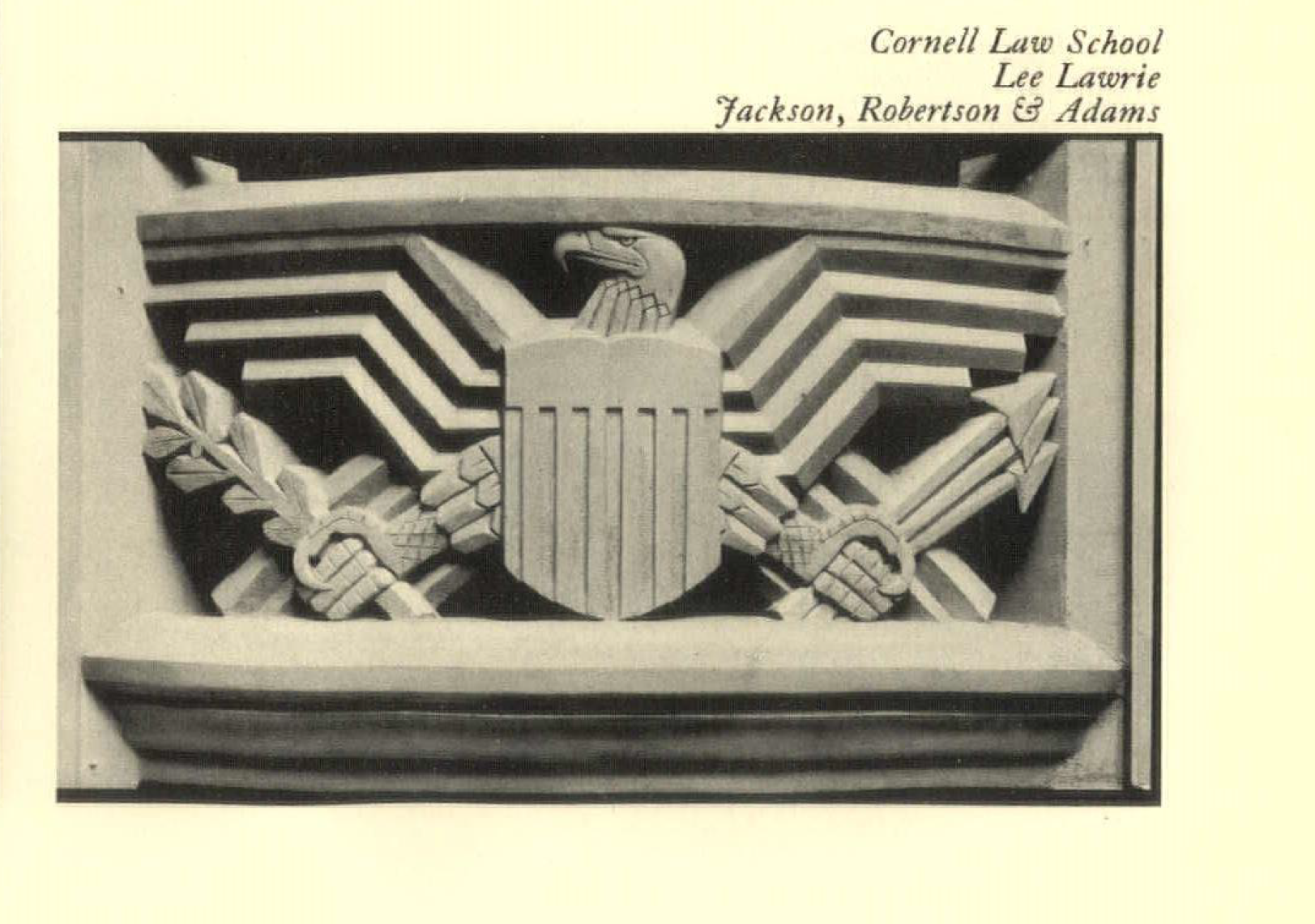 Eagle for Cornell Law School, Ithaca, New York, Civic, educational & memorial sculpture