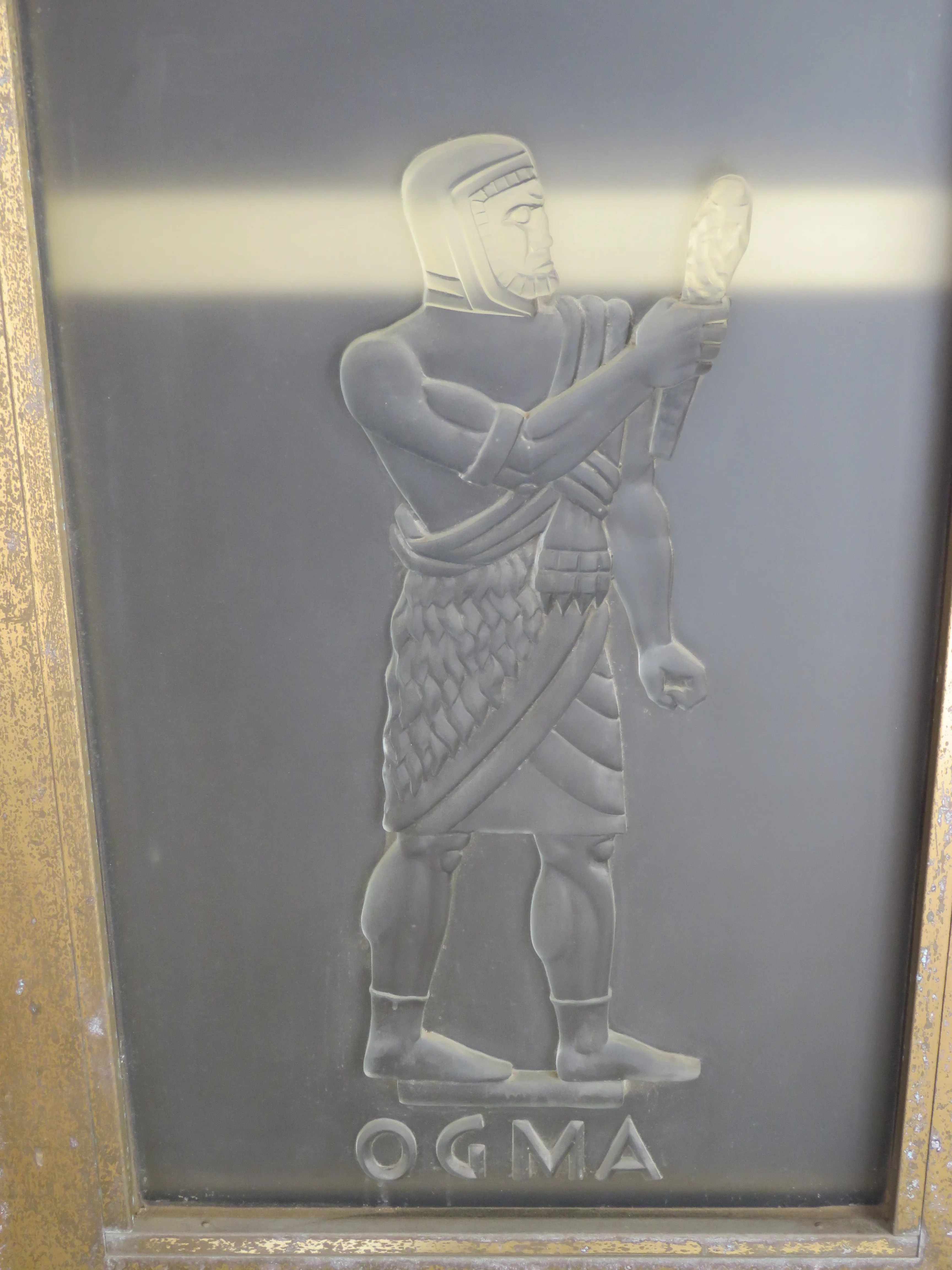 Ogma, door detail, Library of Congress · John Adams Building