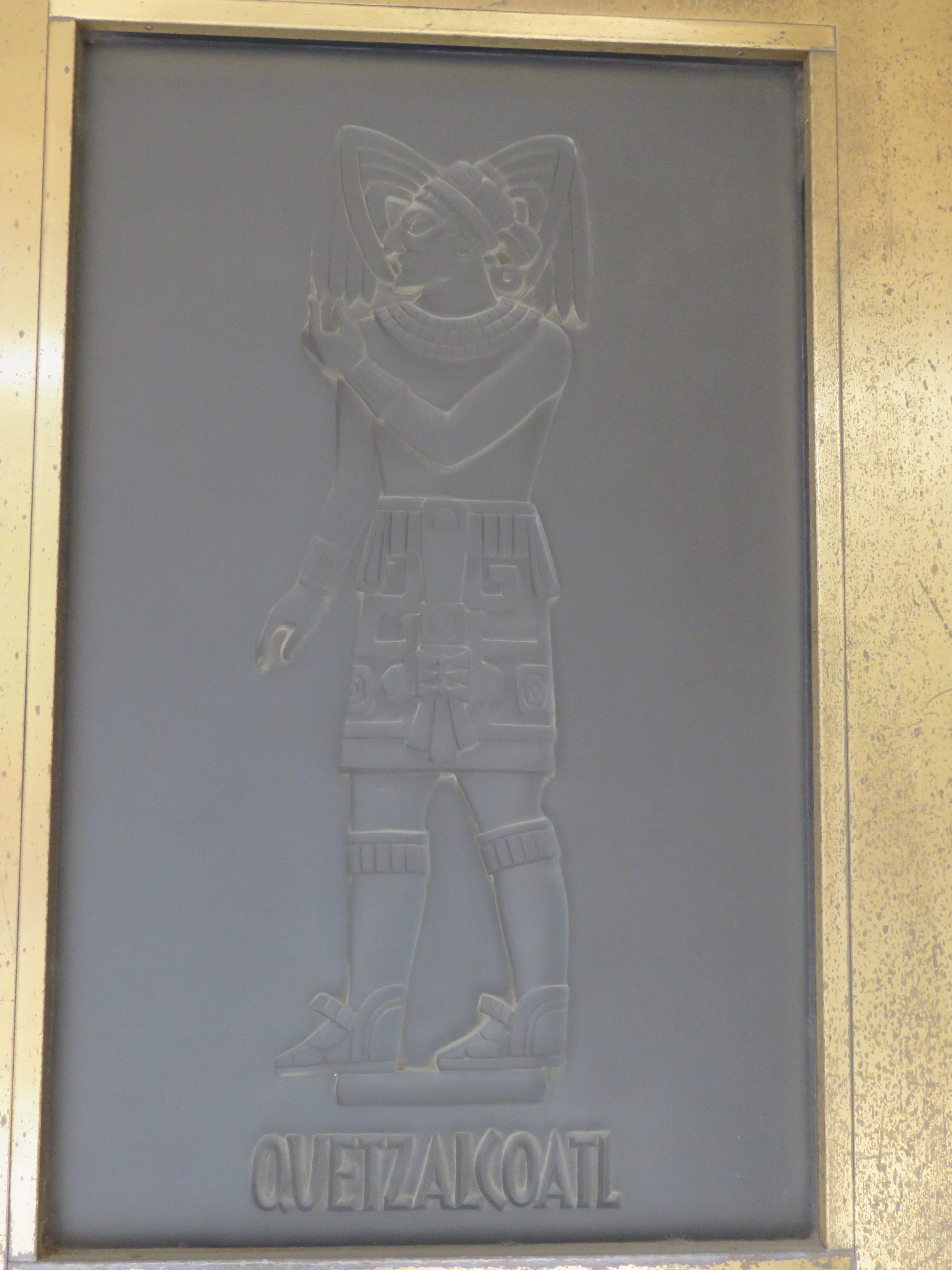 Quetzalcoatl, door detail, Library of Congress · John Adams Building