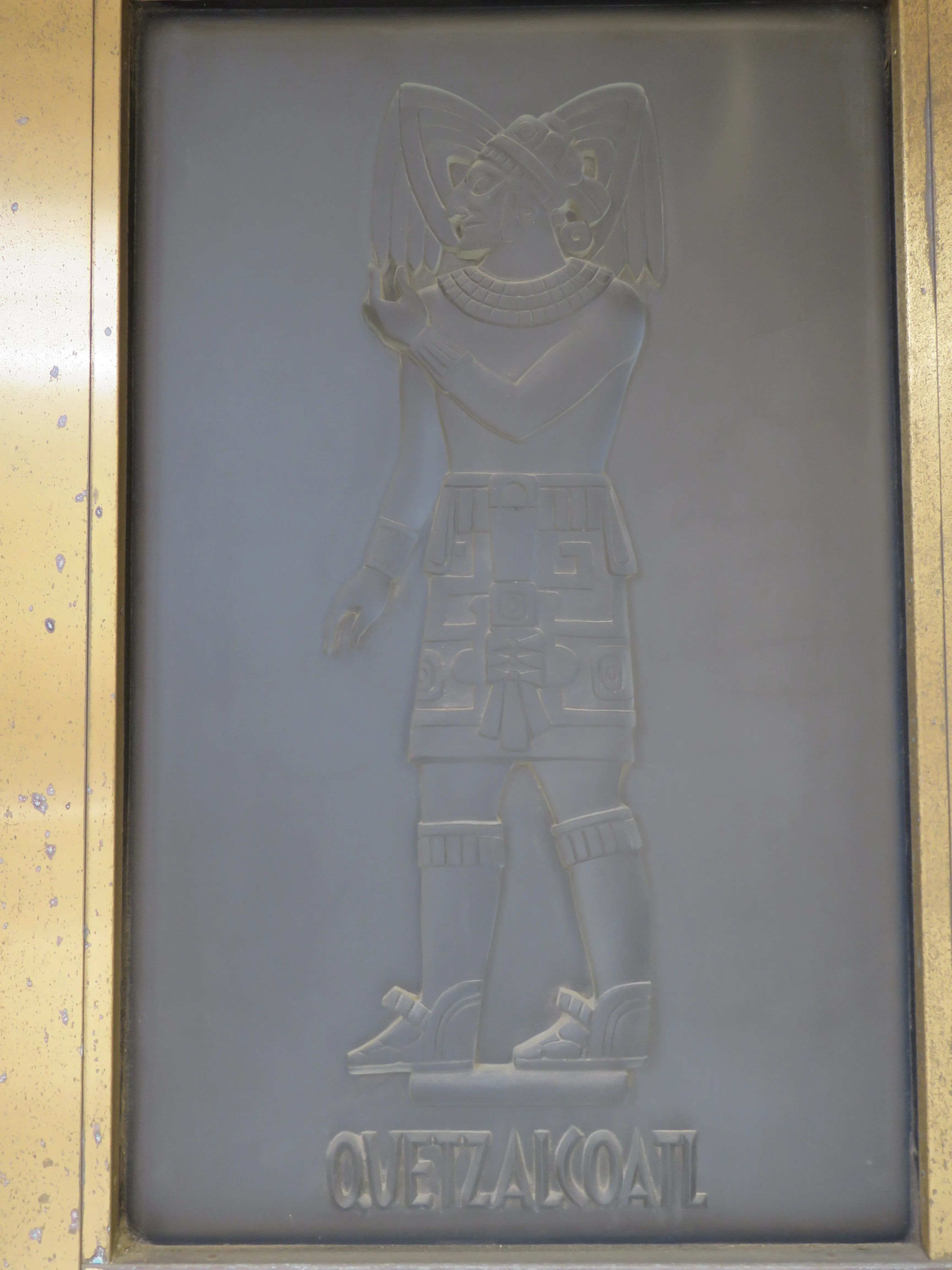 Quetzalcoatl, door detail, Library of Congress · John Adams Building